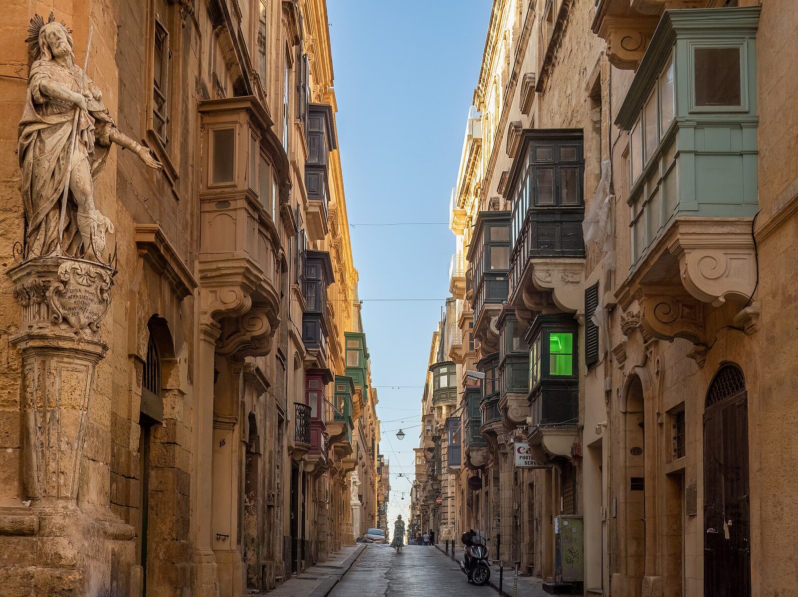 Valletta — Valletta i centrum